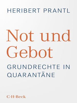cover image of Not und Gebot